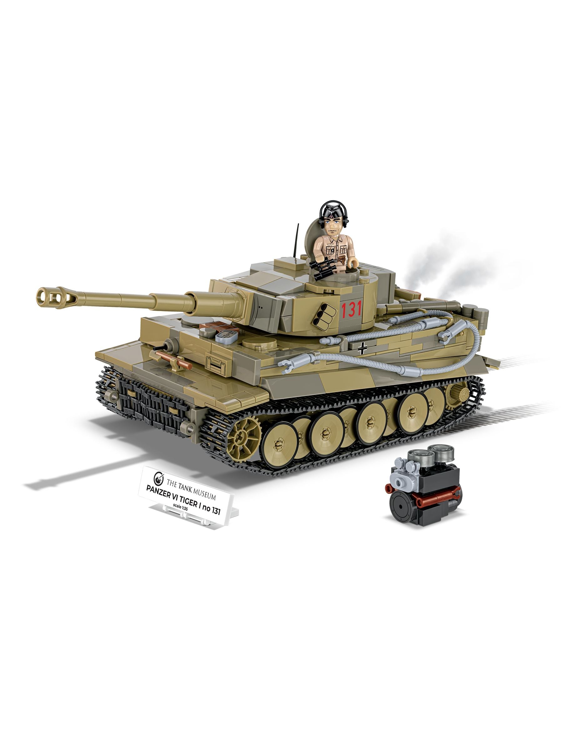 Cobi Tiger 131 1:35 scale model building set (British brand)