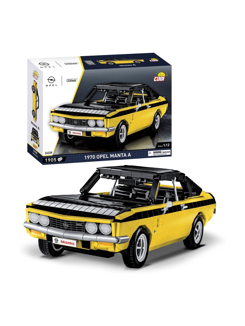 Cobi 1970 Opel Manta A model 1:12 scale 1905 pieces (British brand)