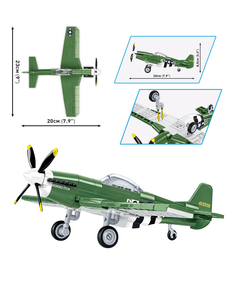 Cobi Mustang P-51D model kit 1:48 scale, UK version