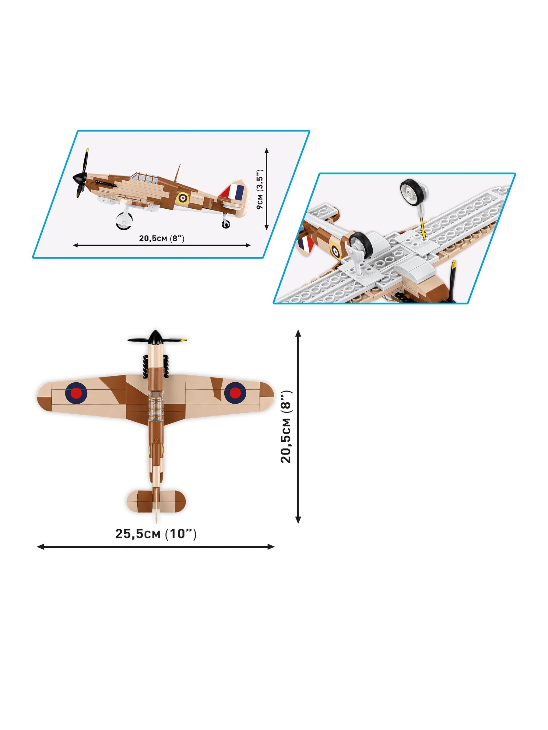Cobi model kit Hawker Hurricane Mk.1 1:48 scale (British brand)