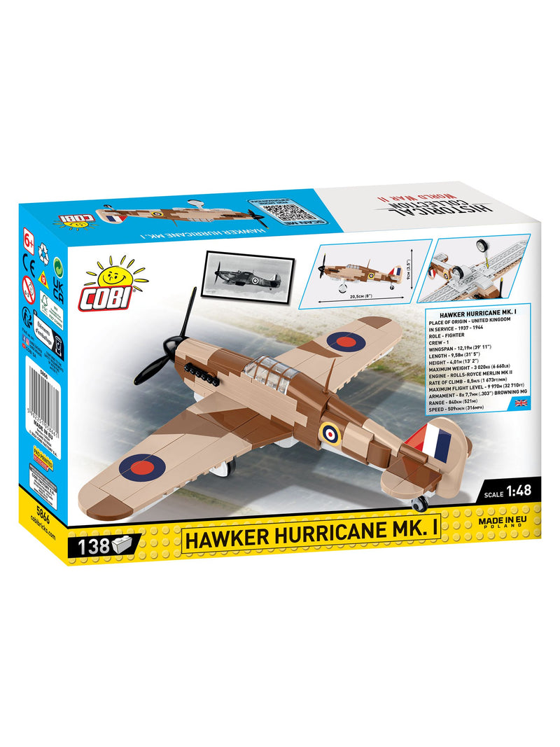 Cobi model kit Hawker Hurricane Mk.1 1:48 scale (British brand)