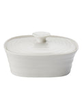 Sophie Conran white porcelain covered butter dish - British product