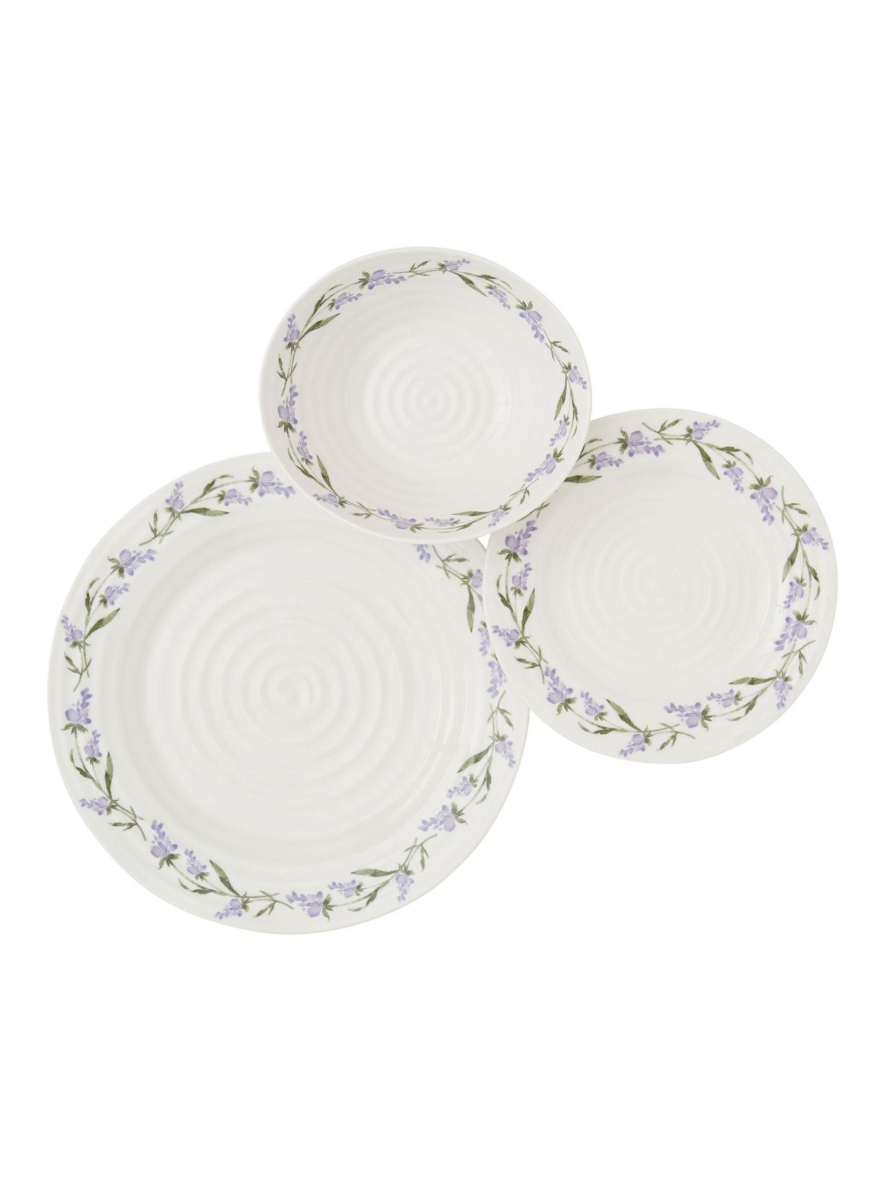 Sophie Conran Lavandula dinner set 12-piece, imported from the UK