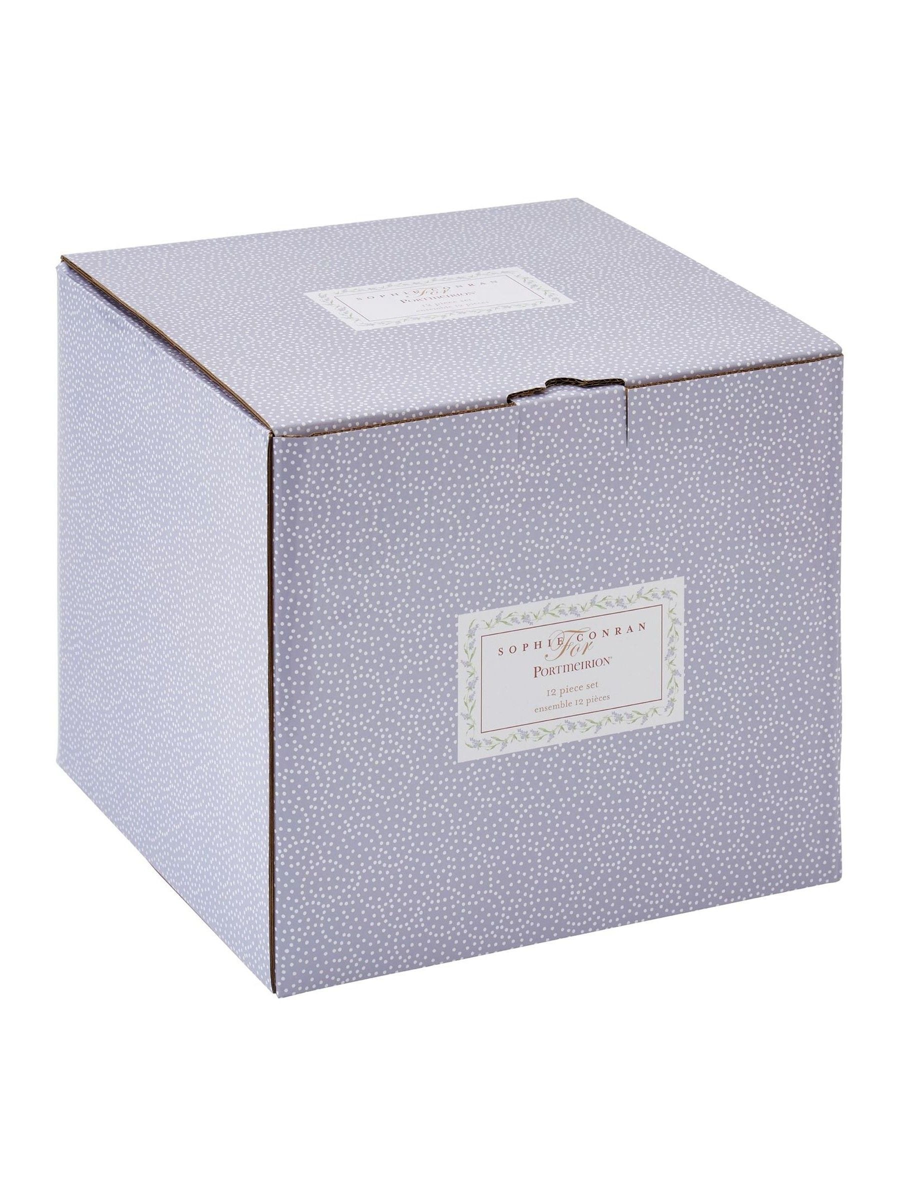 Sophie Conran Lavandula dinner set 12-piece, imported from the UK