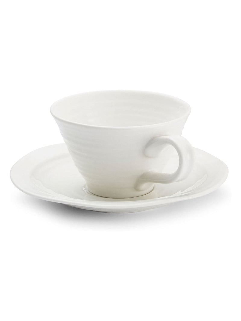 Sophie Conran white porcelain teacup set of 4, UK version