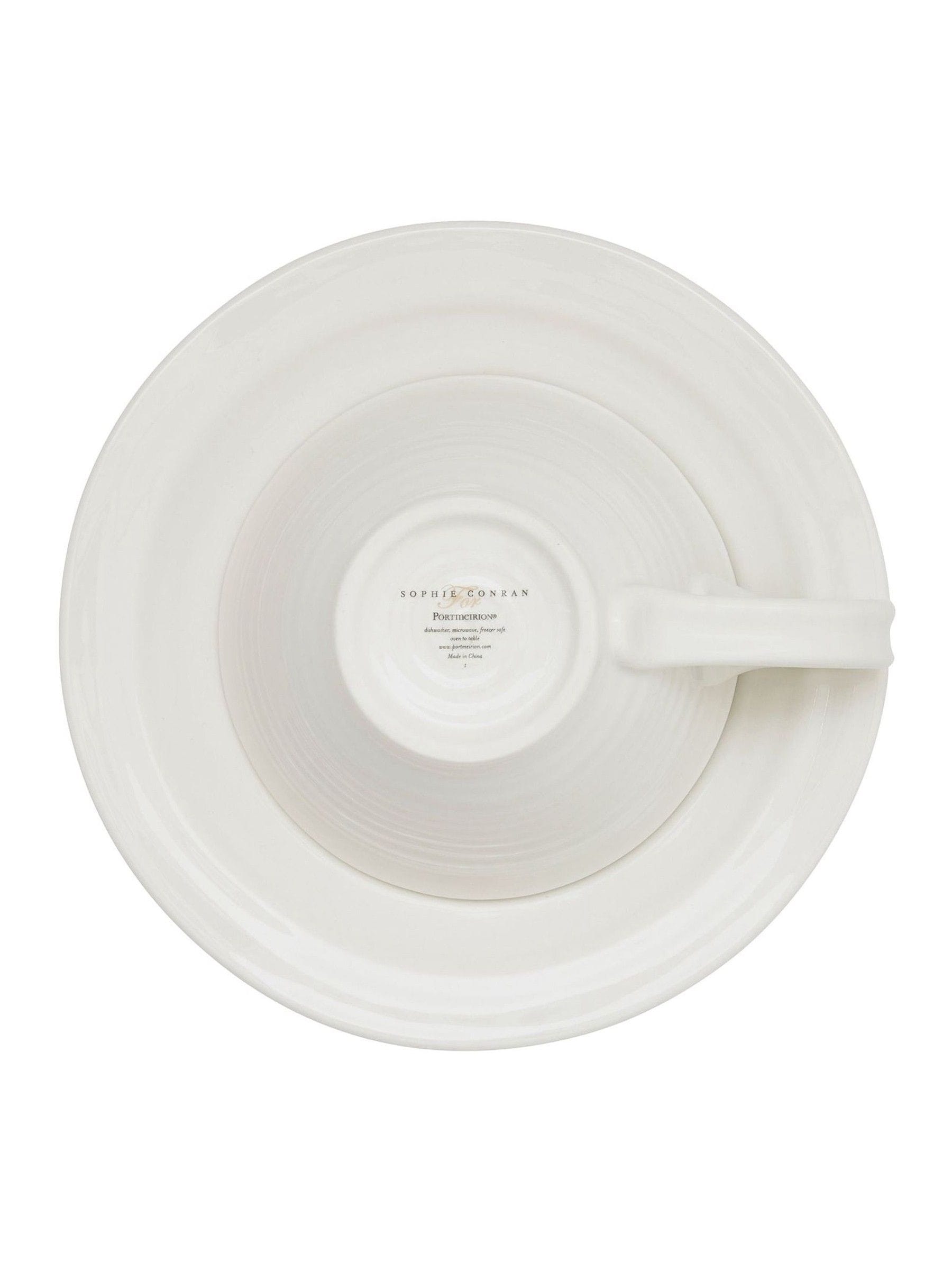 Sophie Conran white porcelain teacup set of 4, UK version