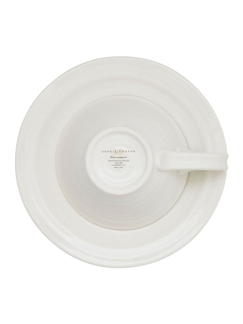 Sophie Conran white porcelain teacup set of 4, UK version