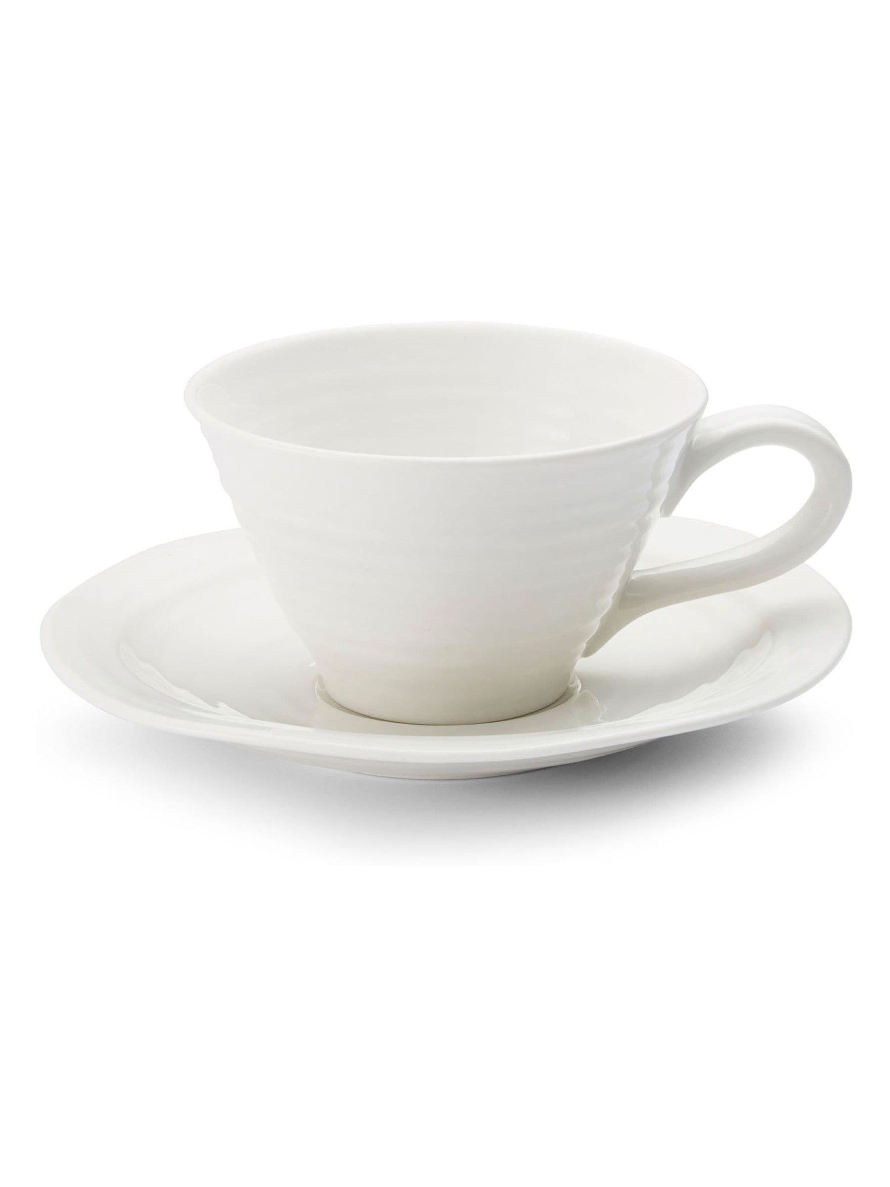 Sophie Conran white porcelain teacup set of 4, UK version