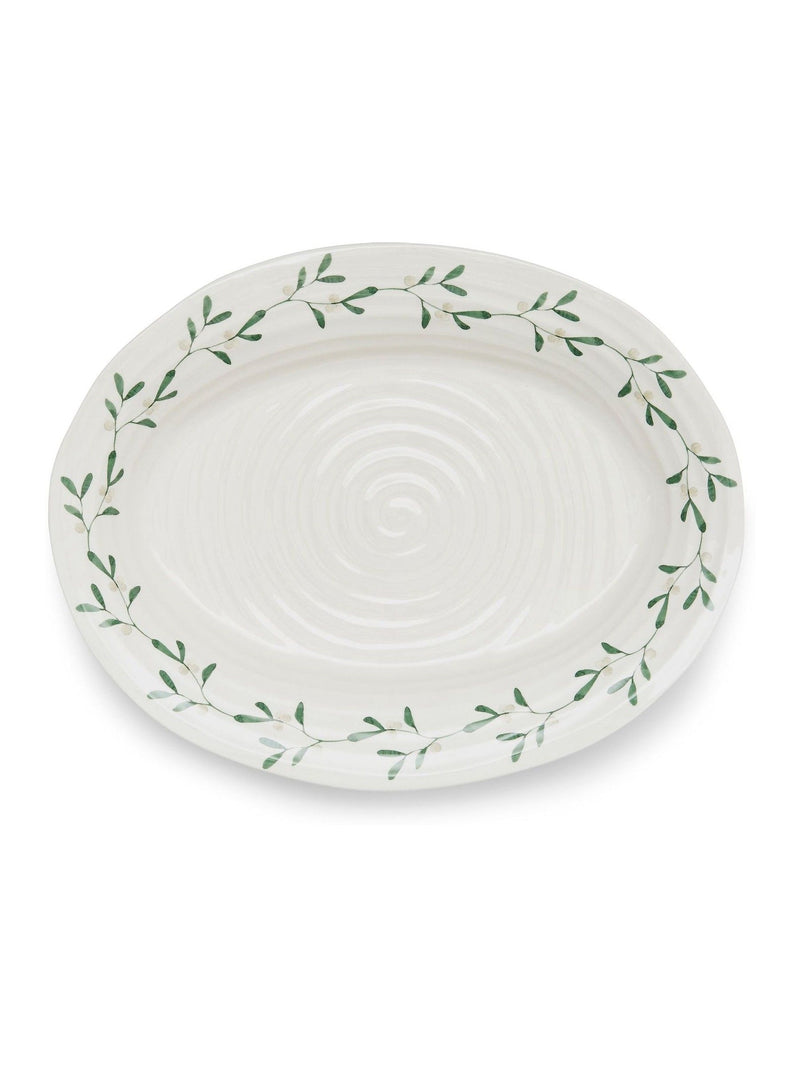 Sophie Conran white mistletoe oval platter (British brand)