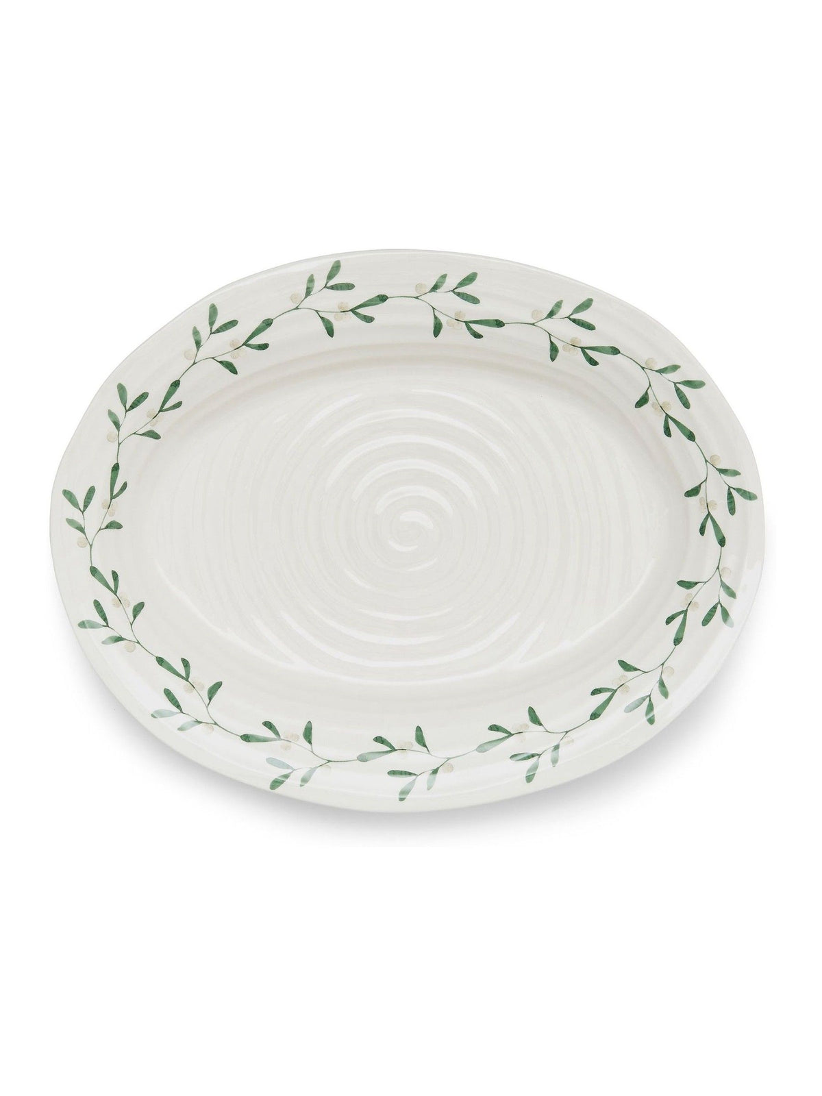 Sophie Conran white mistletoe oval platter (British brand)