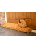 Country Living Brown Highland Cow draught excluder 78cm, UK version