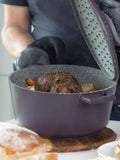MasterClass purple casserole dish 5L, imported from the UK