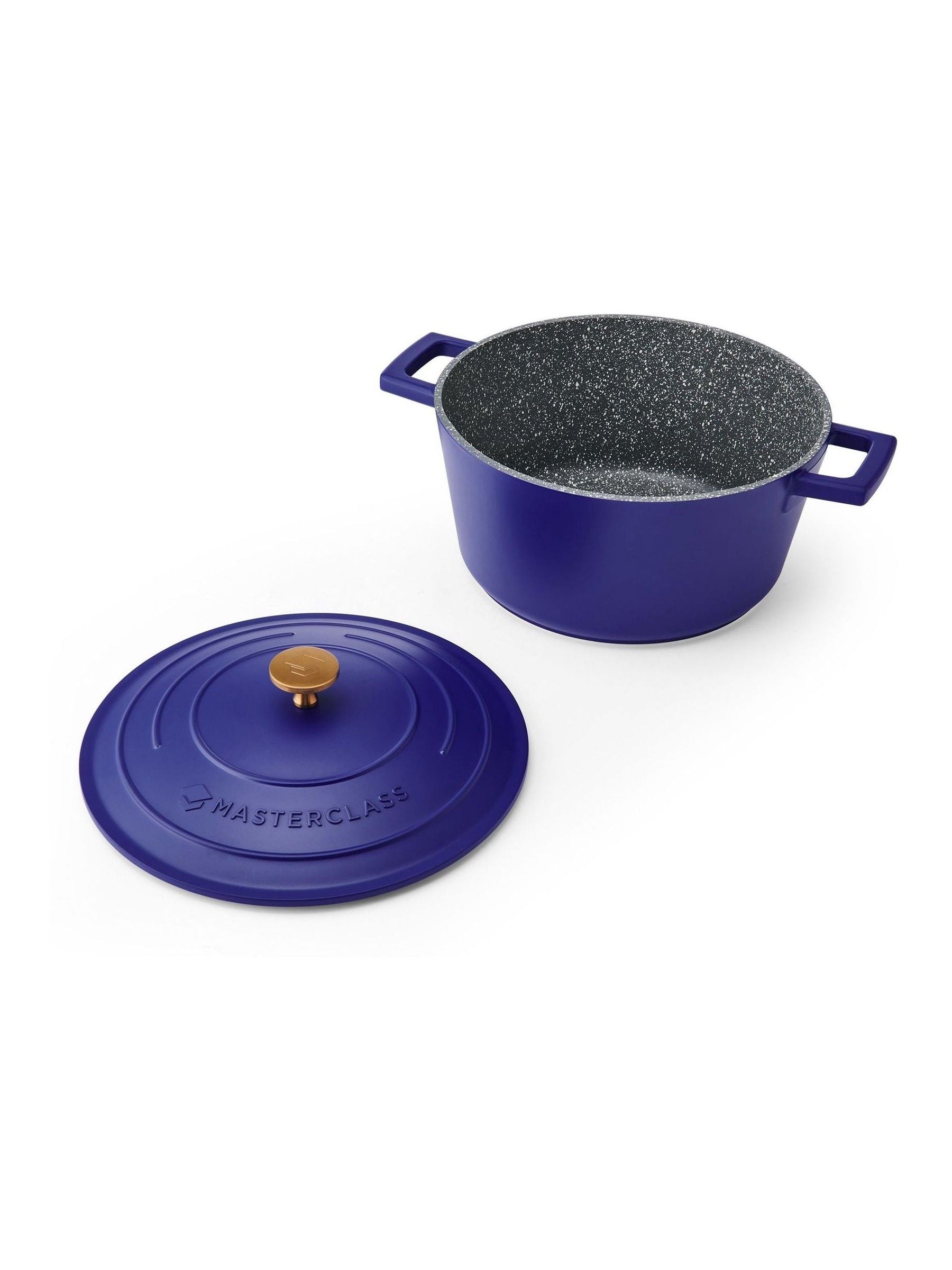 MasterClass blue casserole dish 4L (British brand)