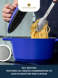 MasterClass blue casserole dish 4L (British brand)