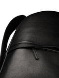 Charles Tyrwhitt black grain leather backpack, imported from the UK