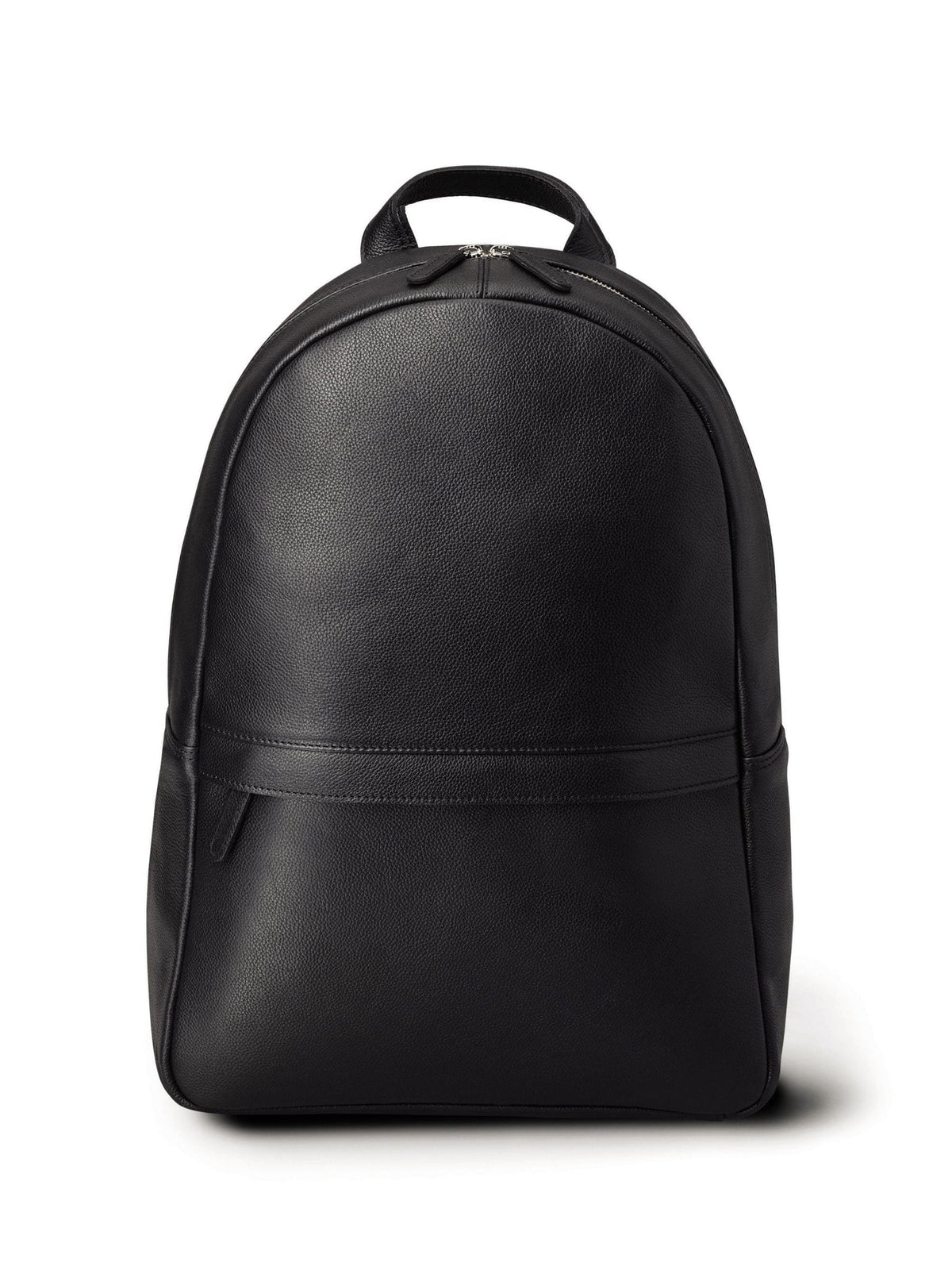 Charles Tyrwhitt black grain leather backpack, imported from the UK