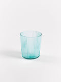 Paveau Set of 6 Green Cable Ribbed Water Glasses
