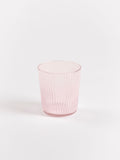 Paveau Set of 6 Green Cable Ribbed Water Glasses