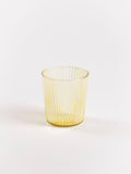 Paveau Set of 6 Green Cable Ribbed Water Glasses