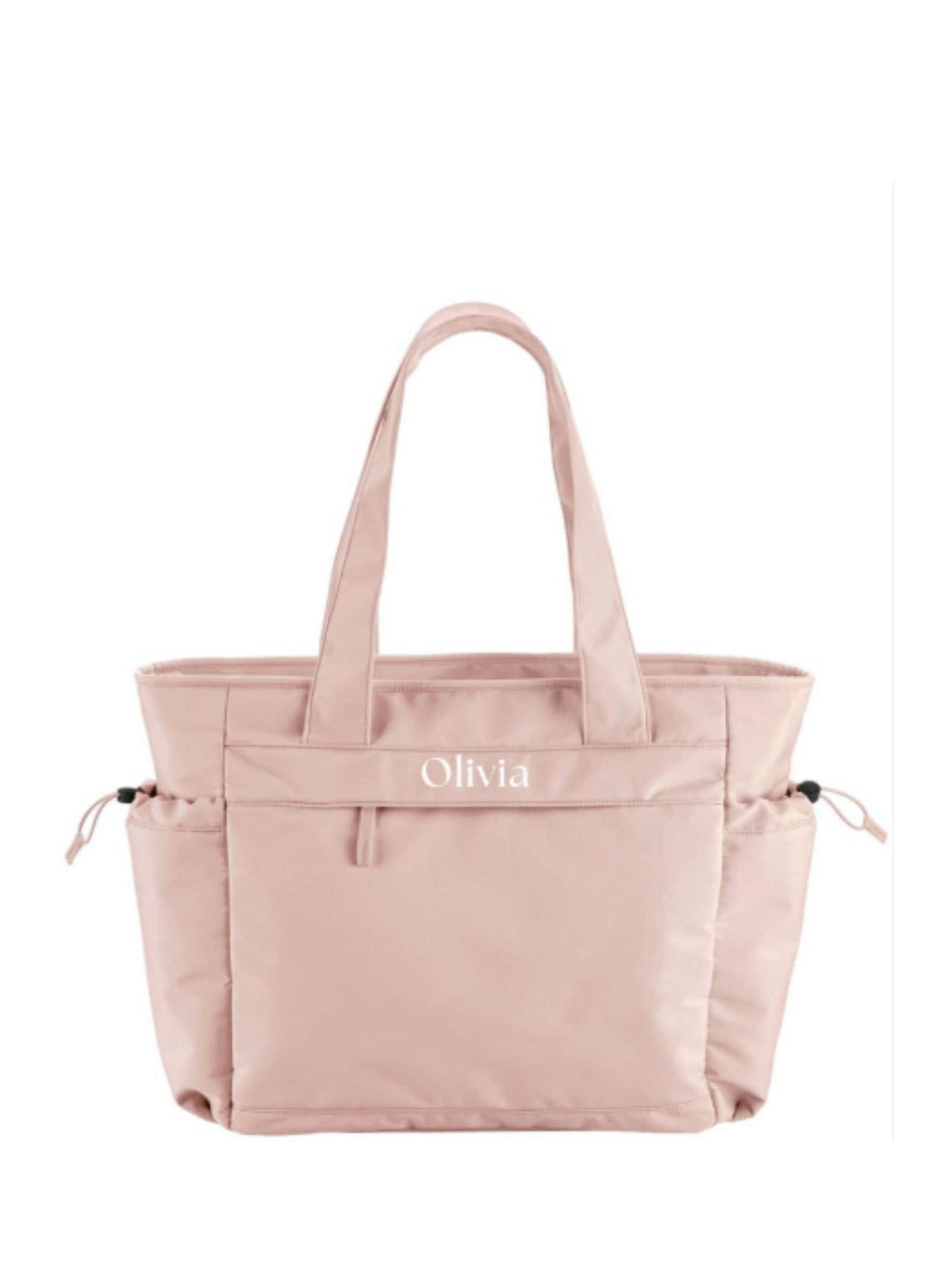 Koko Blossom personalised pink oversized tote bag, UK version