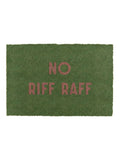 Artsy Mats Brown No Riff Raff doormat 60x40cm - British product