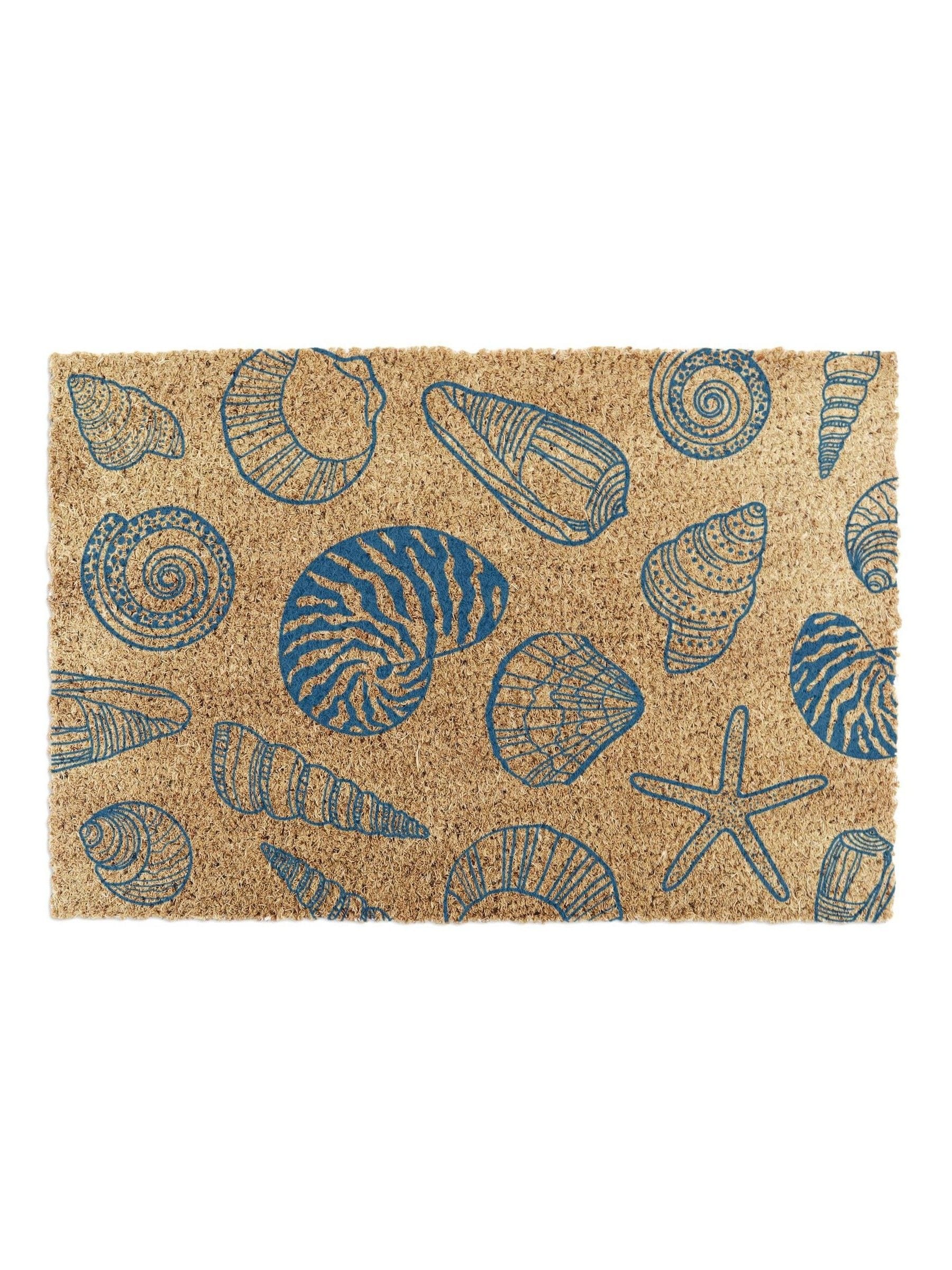 Artsy Mats Brown Shells doormat 60x40cm, UK version