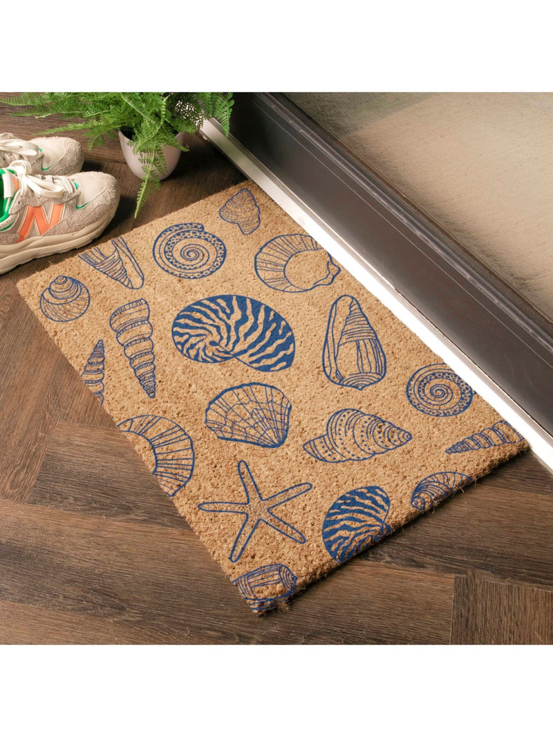 Artsy Mats Brown Shells doormat 60x40cm, UK version