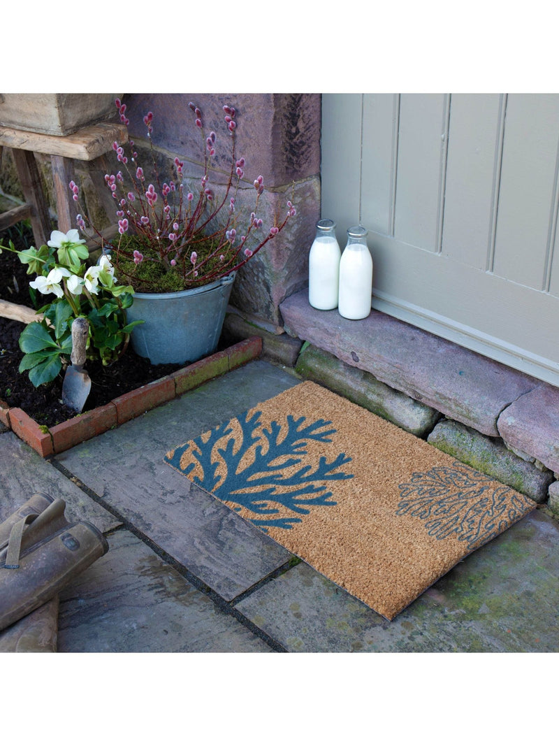 Artsy Mats brown coral doormat 60x40cm, UK version