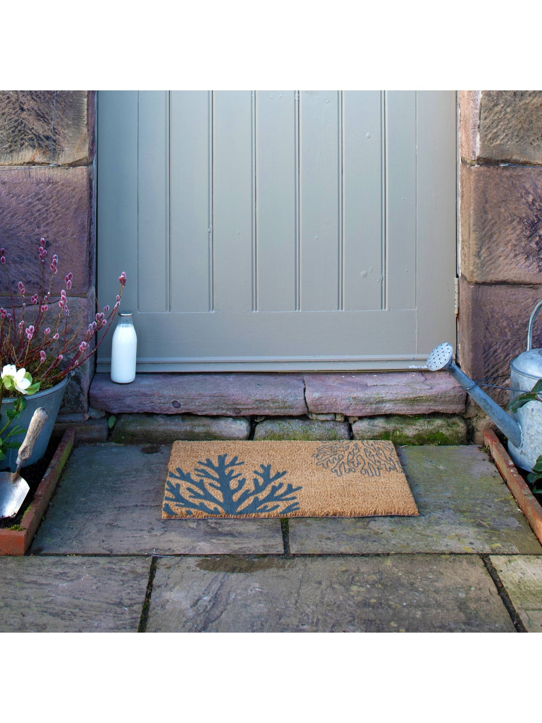 Artsy Mats brown coral doormat 60x40cm, UK version