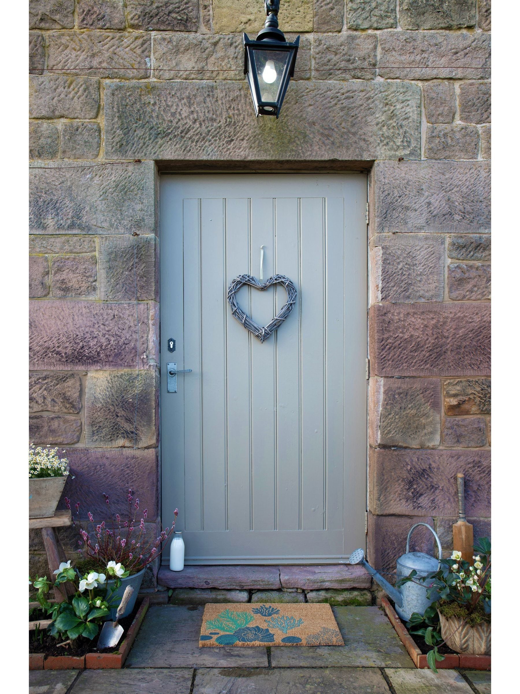 Artsy Mats brown coral and shells doormat 60x40cm (British brand)