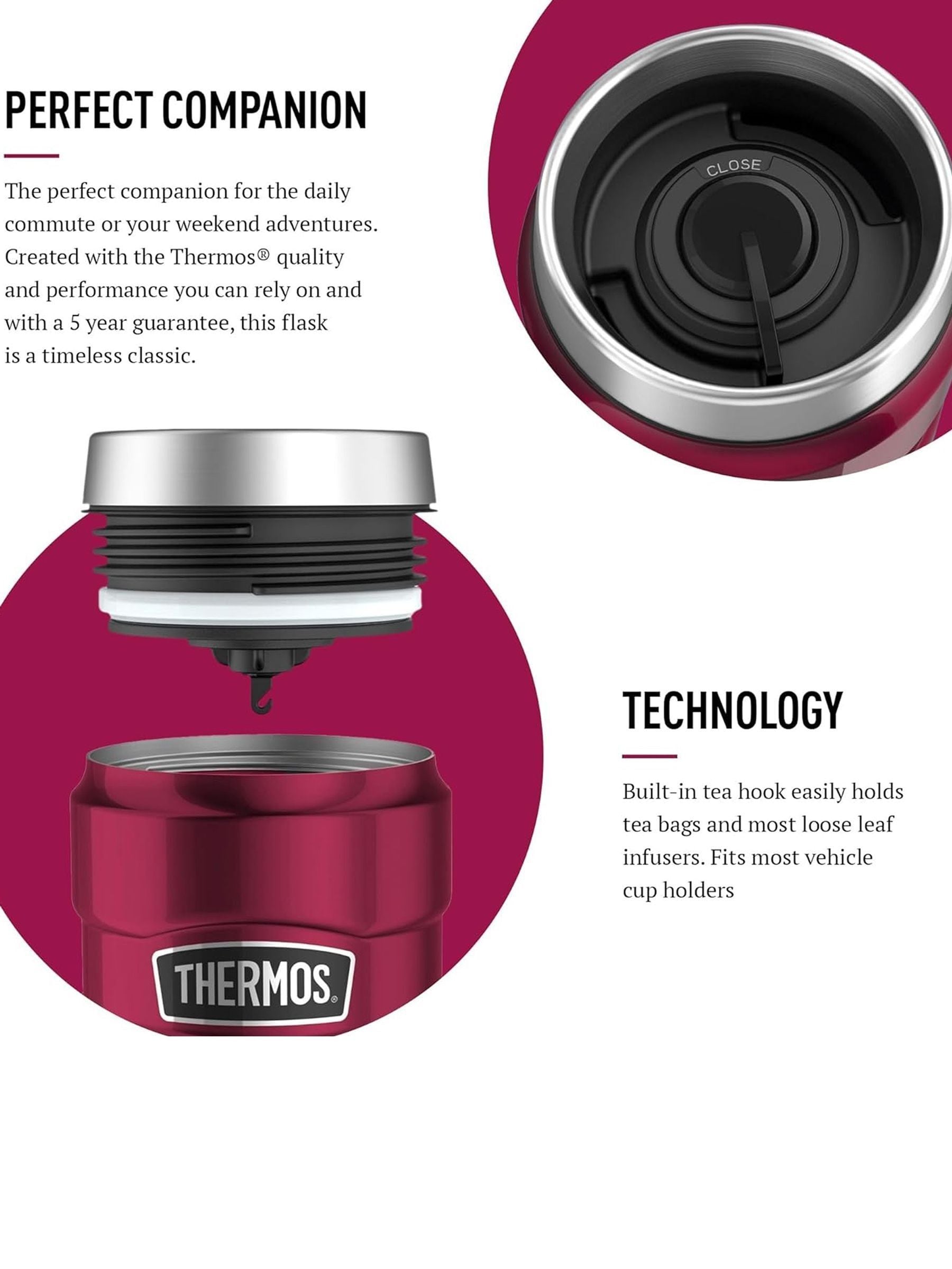 Thermos Stainless King tumbler 470ml (British brand)