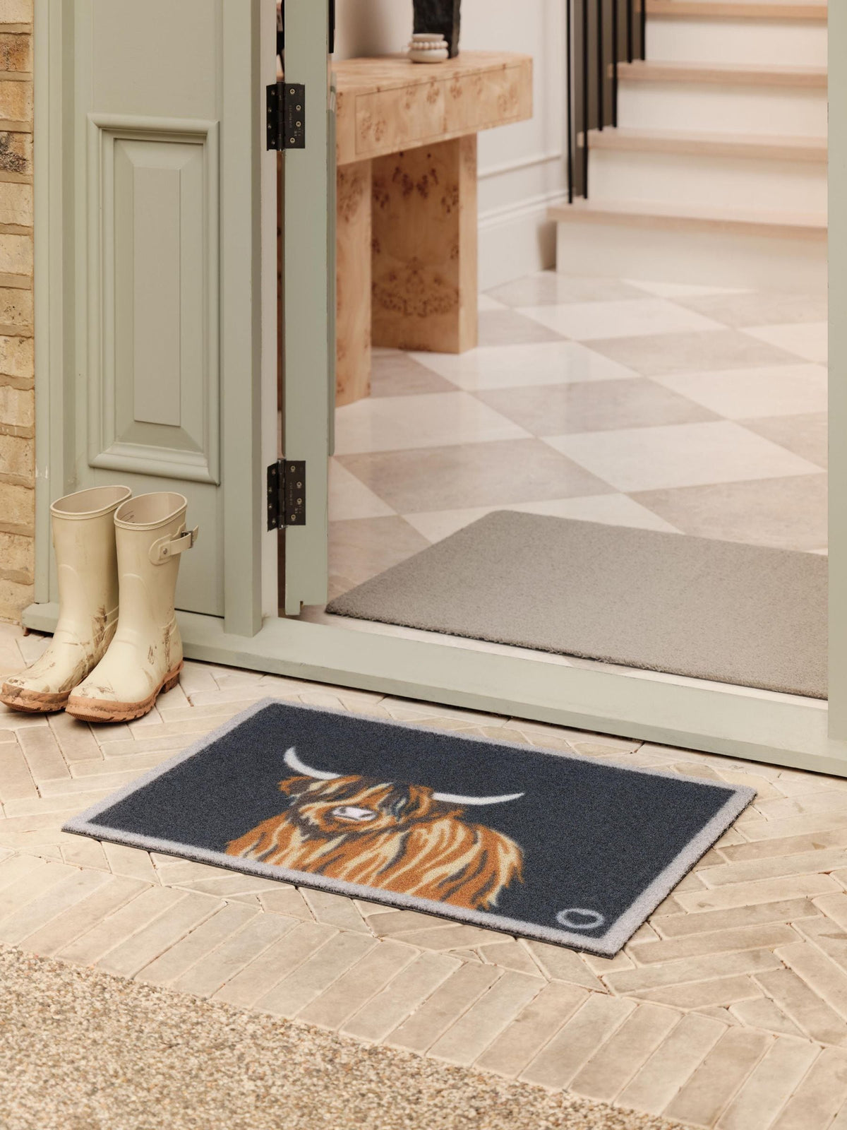 Hug Rug Navy Outdoor Highland Mat, UK version