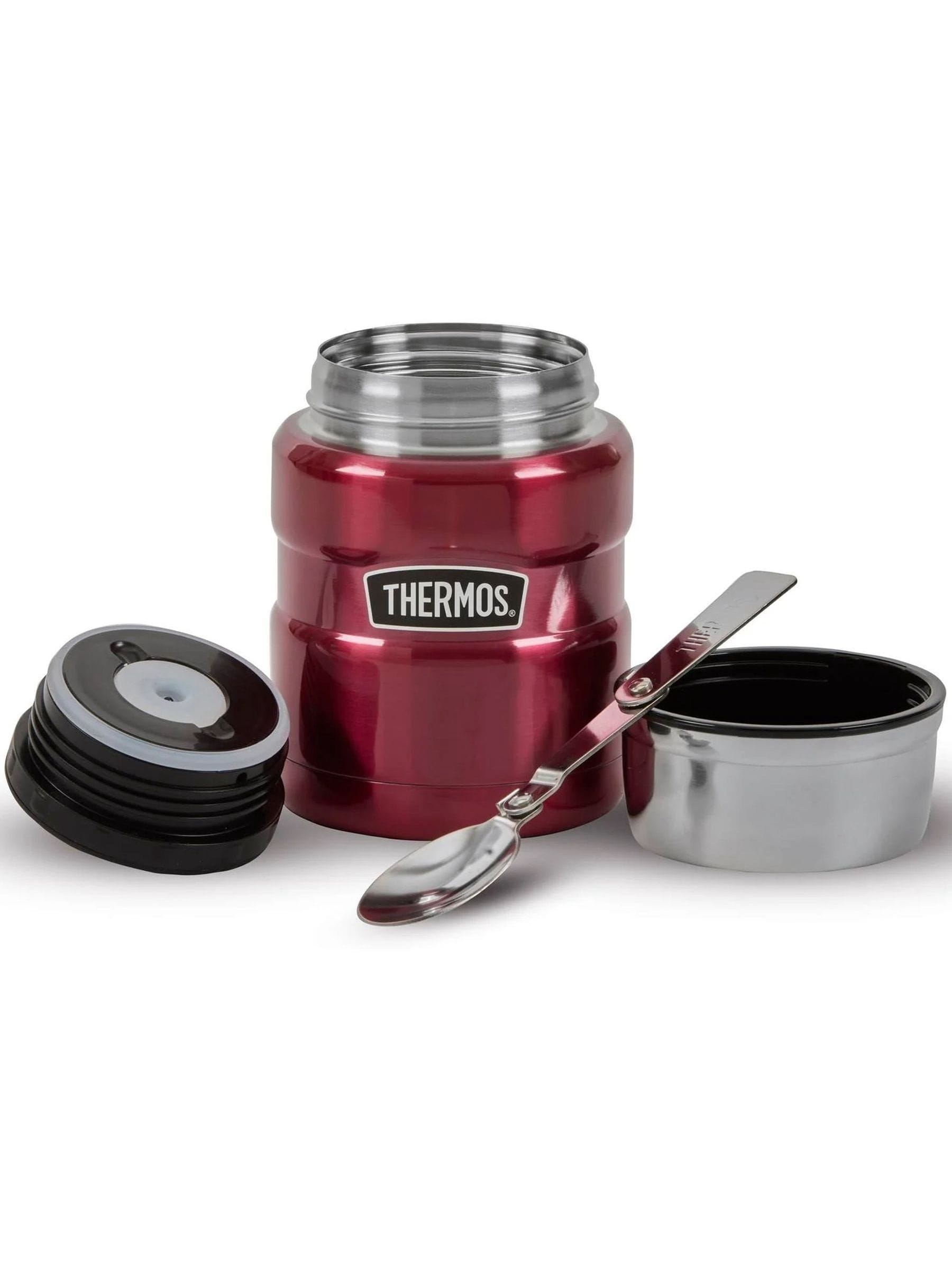 Thermos Raspberry Stainless King food flask 470ml, UK version