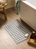 Yard Denim Barton Check Bath Mat
