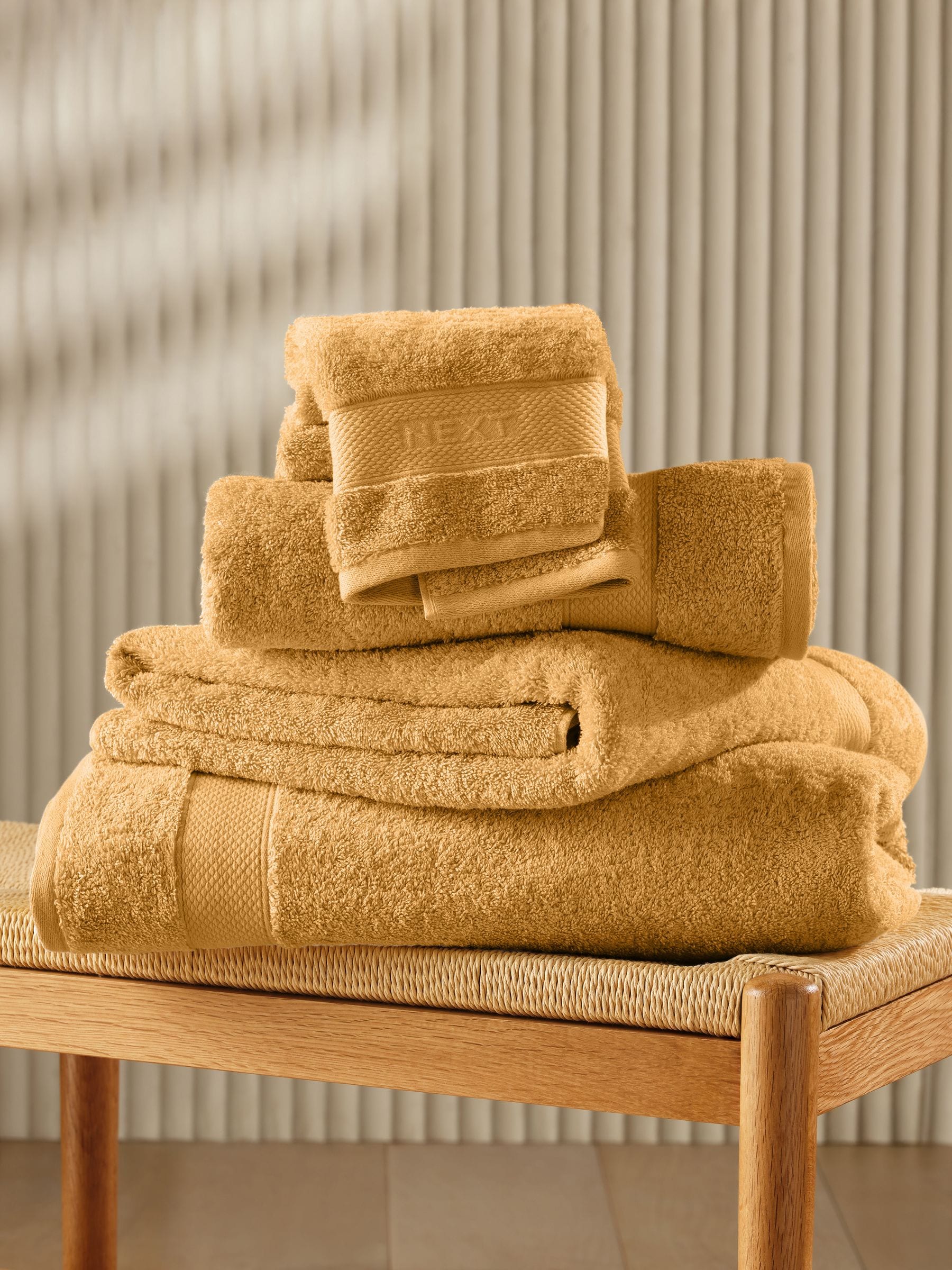 Yellow Ochre Egyptian Cotton Towel