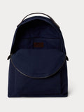 Polo Ralph Lauren Blue Bear canvas leather large backpack, UK version