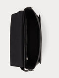 Polo Ralph Lauren black pebbler leather messenger bag - British product