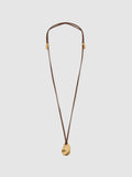 Reiss gold tone opal pendant necklace 3cm, UK version