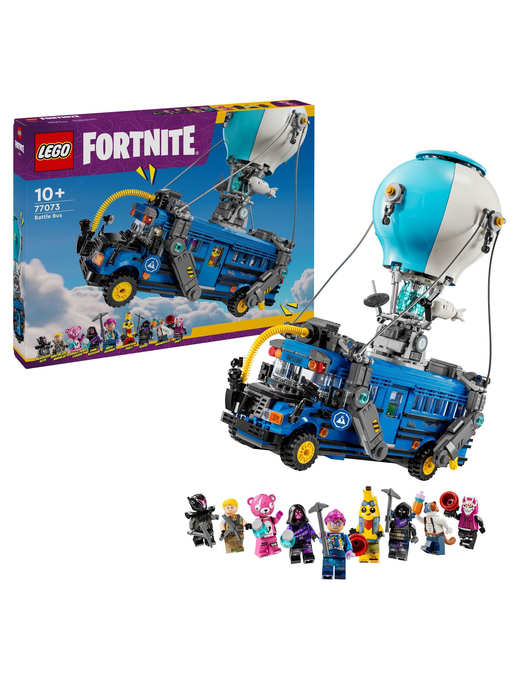 LEGO Fortnite Battle Bus toy building set, imported from the UK