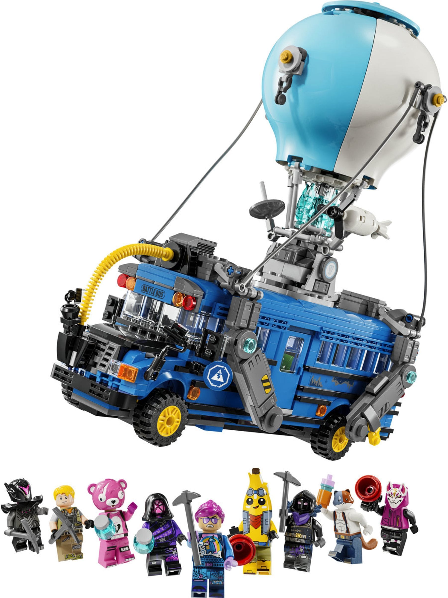 LEGO Fortnite Battle Bus toy building set, imported from the UK
