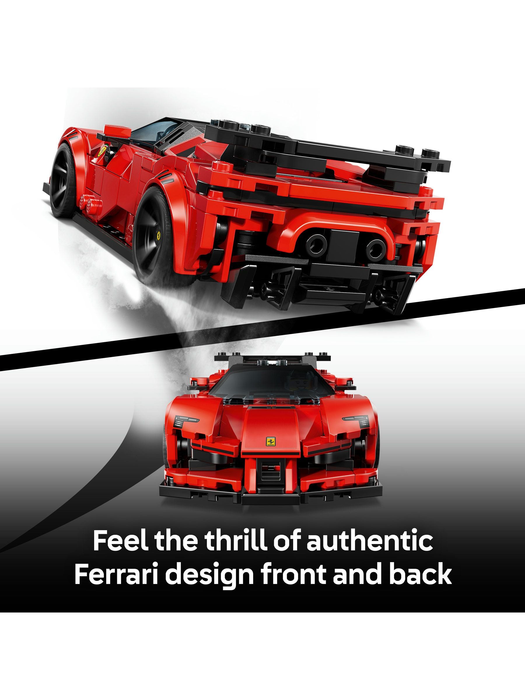 LEGO Ferrari SF90 XX Stradale sports car building set (British brand)