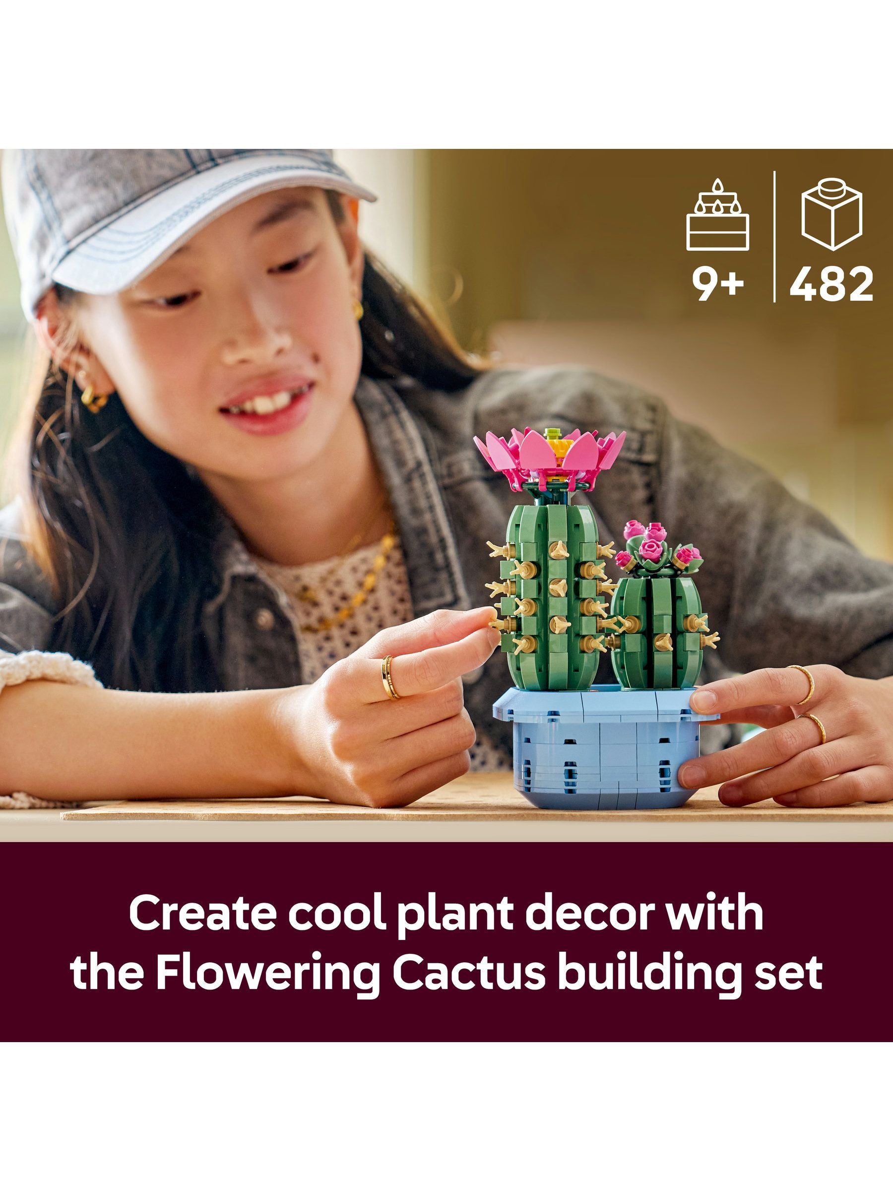 LEGO Flowering Cactus artificial plant building set, UK version