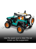 LEGO Technic Jeep Wrangler Rubicon SUV model kit, imported from the UK