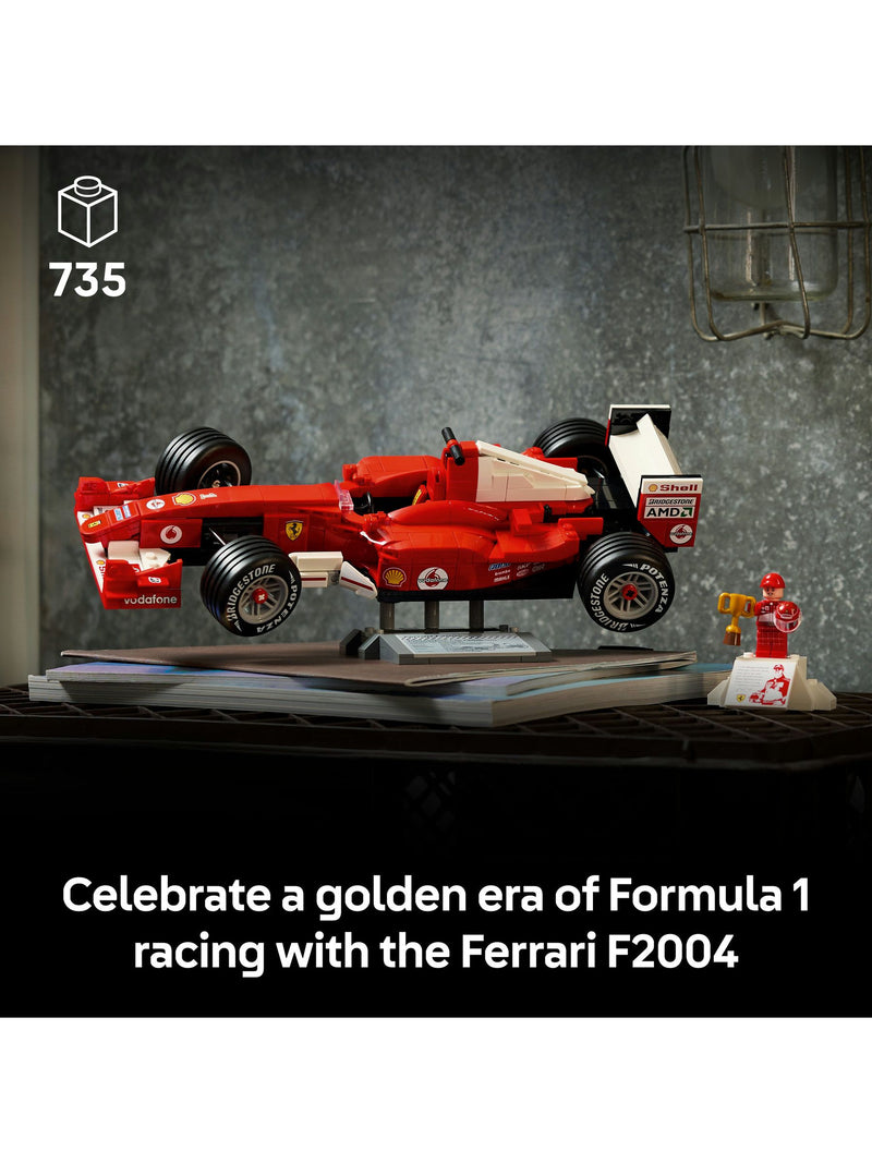 LEGO Ferrari F2004 model car kit, UK version