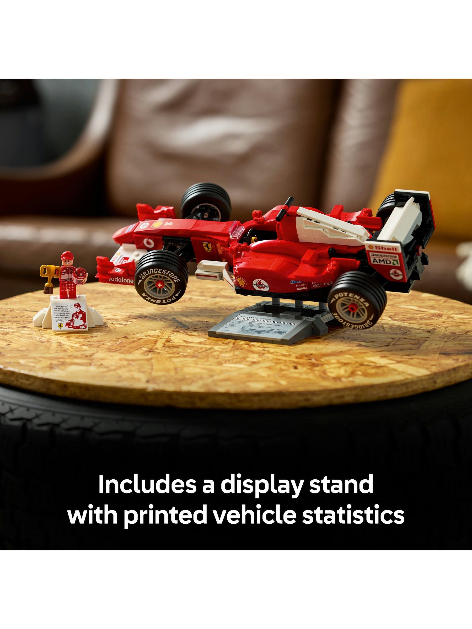 LEGO Ferrari F2004 model car kit, UK version