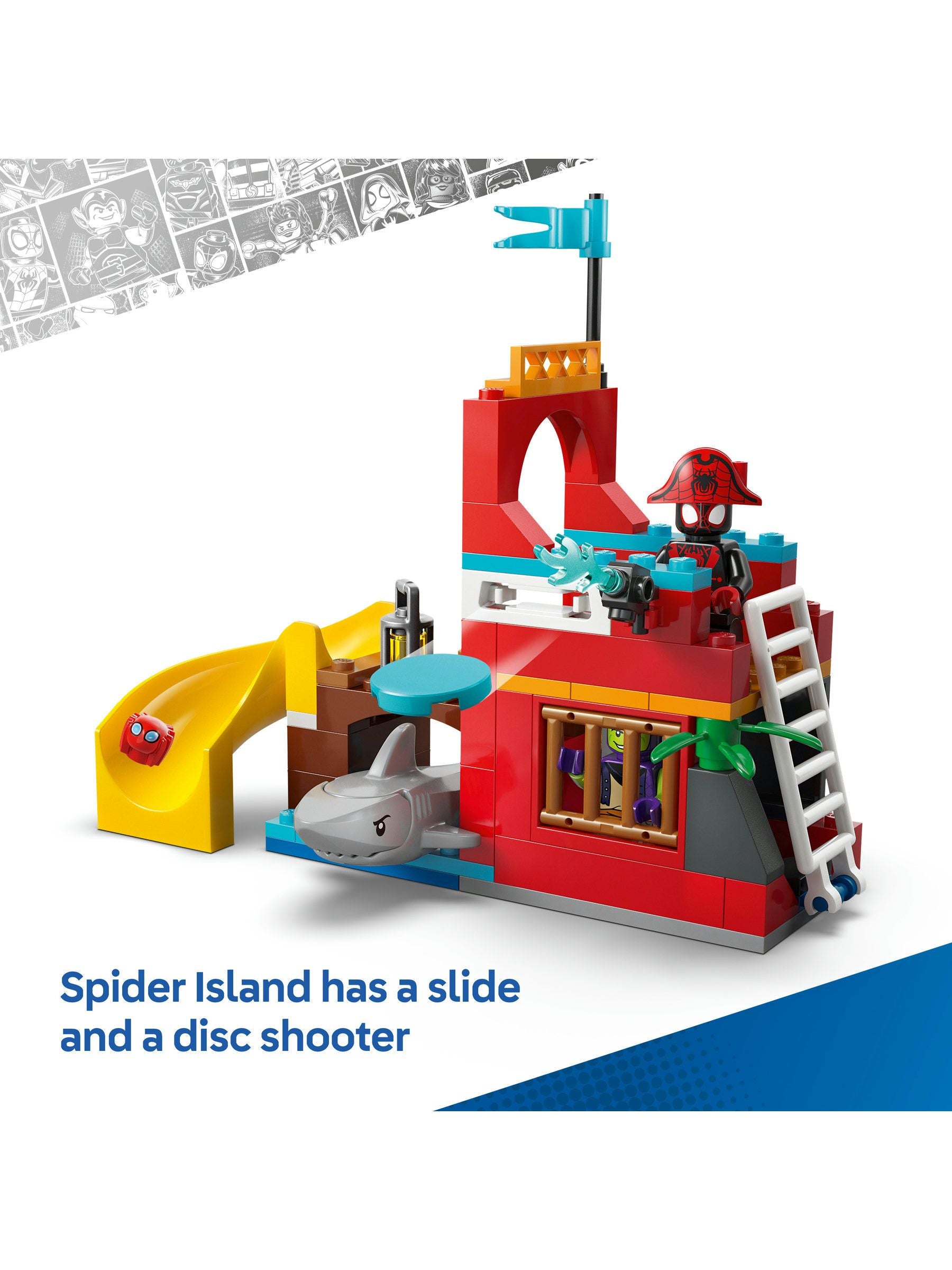 LEGO Marvel Spidey Pirate Ship building toy - British product