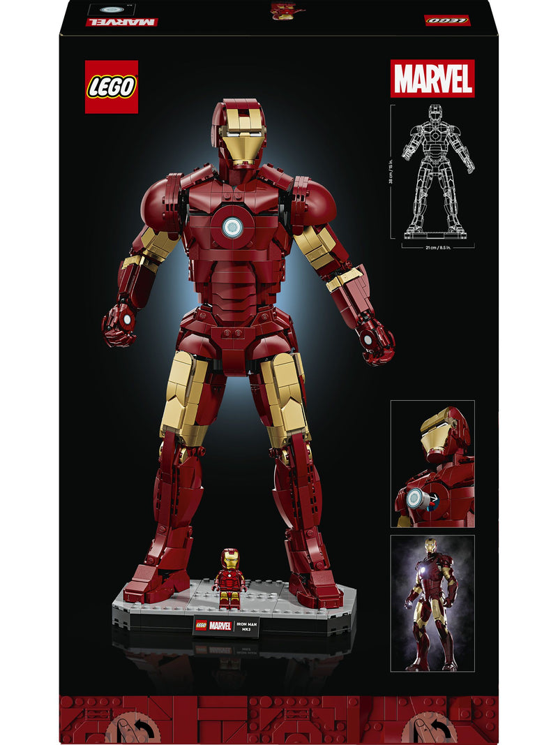 LEGO Marvel Iron Man Mark 3 76344 building set (British brand)