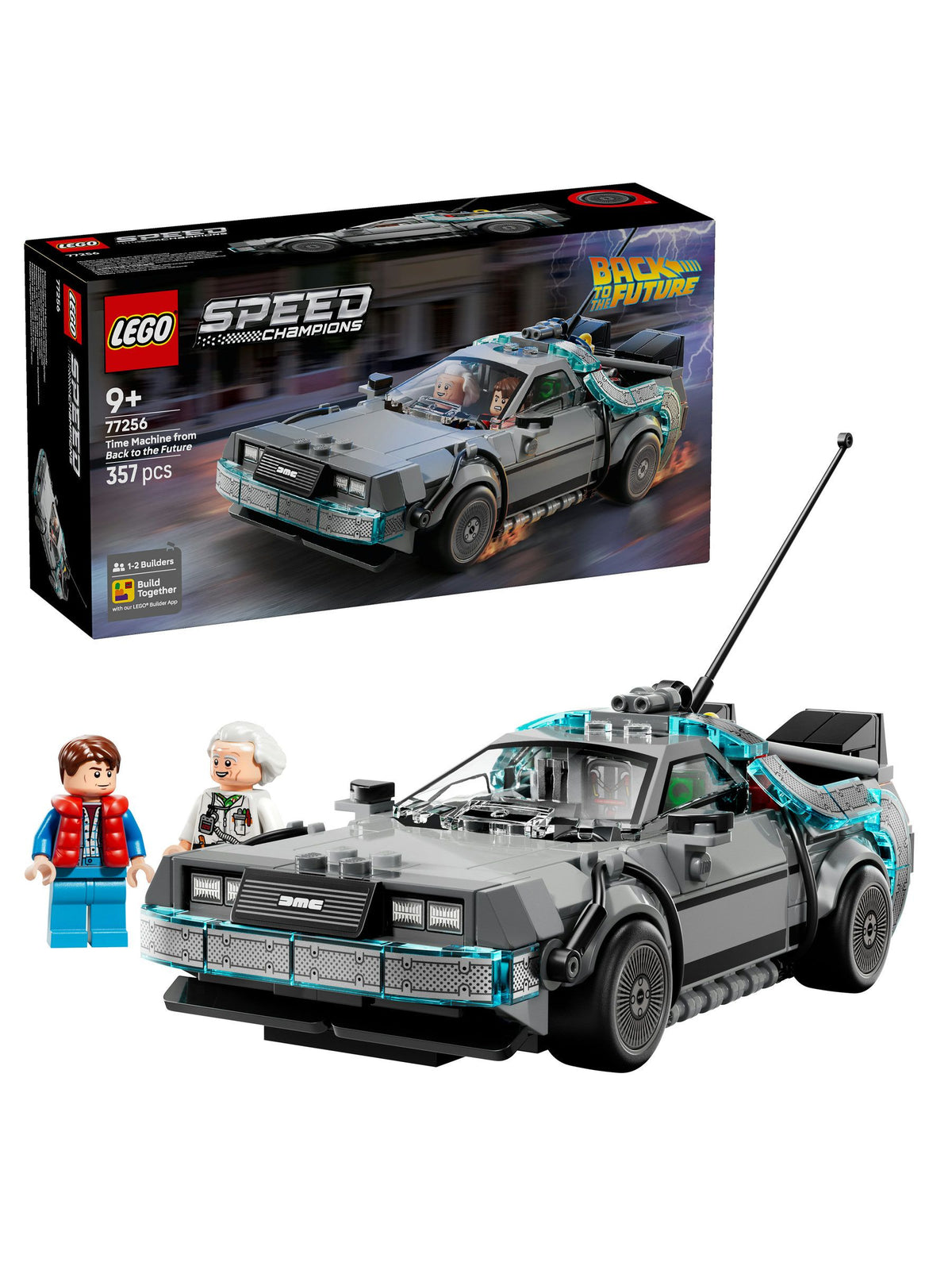 LEGO Back to the Future Time Machine building set, UK version