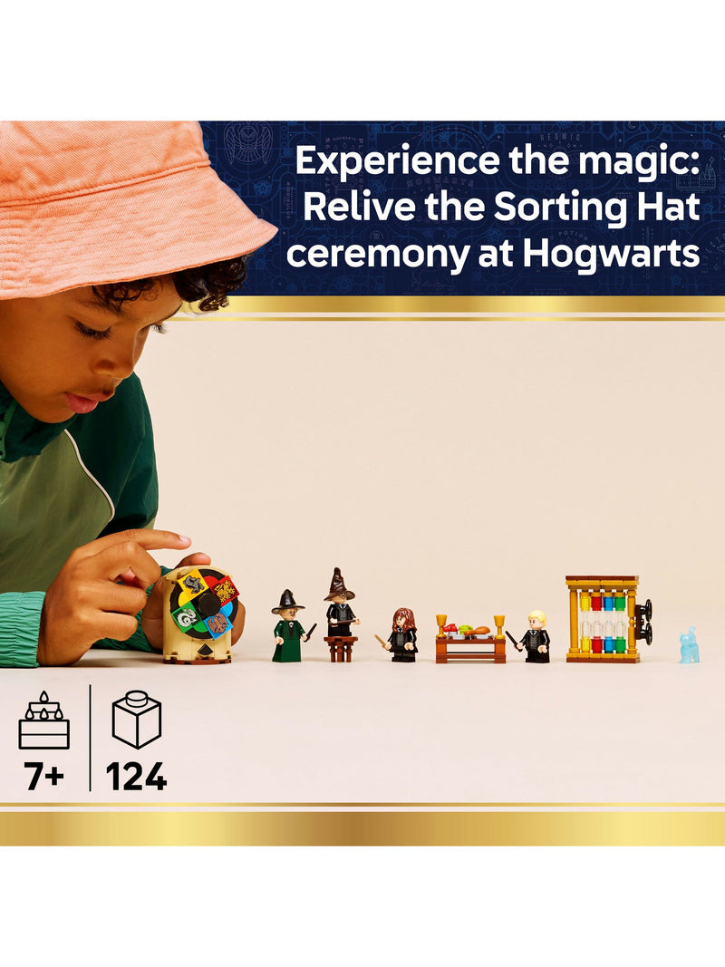 LEGO Harry Potter building set Sorting Hat Ceremony - British product
