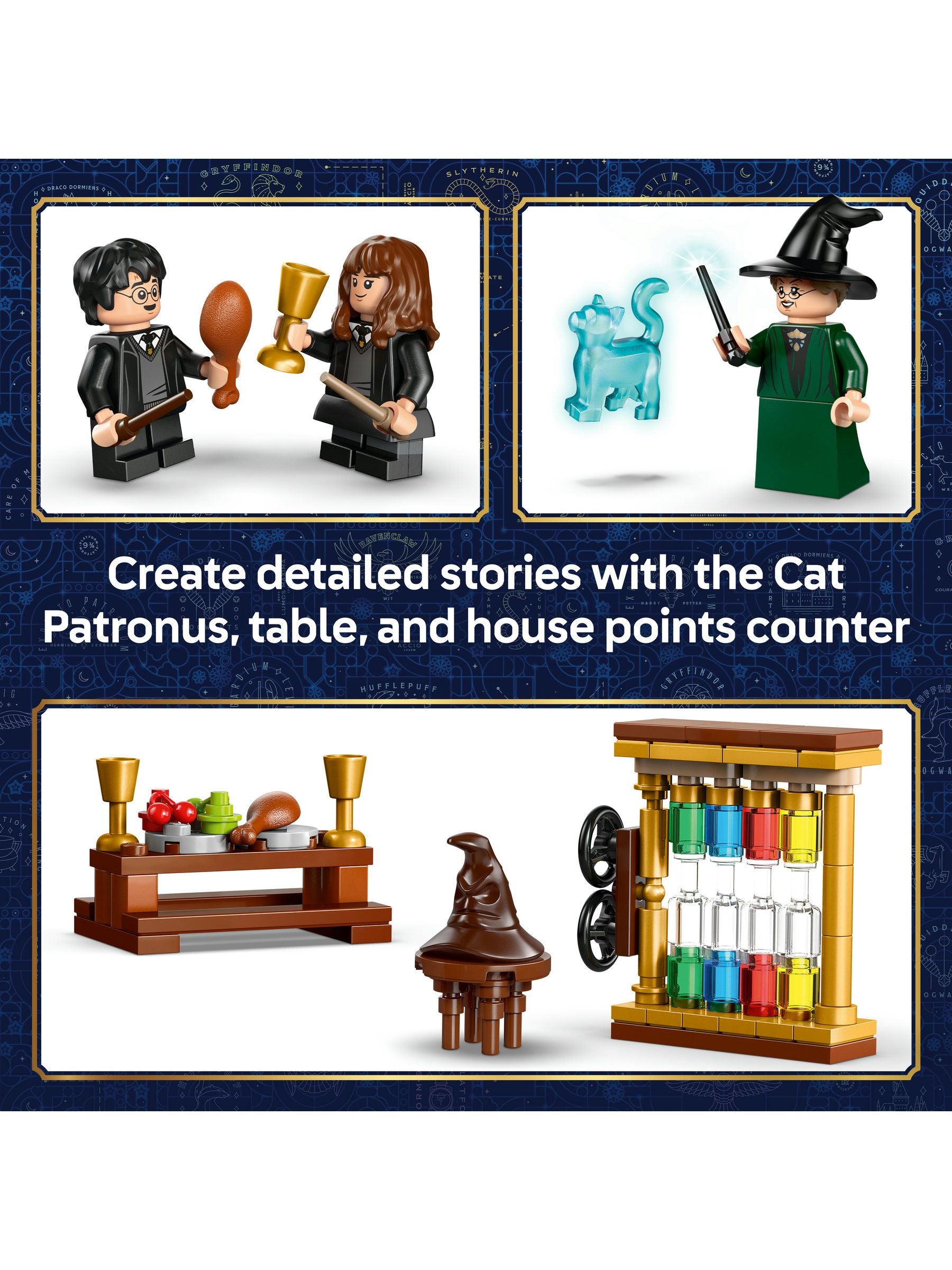 LEGO Harry Potter building set Sorting Hat Ceremony - British product